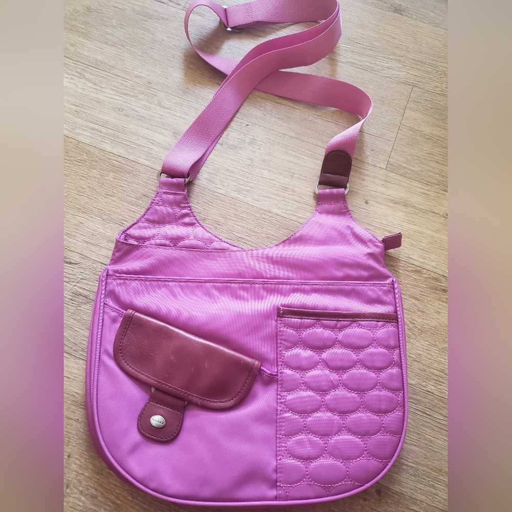 Mosey Eco Friendly Shoulderbag Magenta Blue Crossbody New